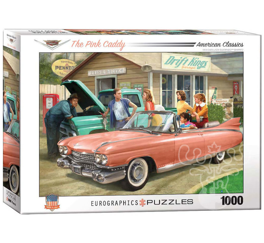 Eurographics Automotive: Ford The Pink Caddy Puzzle 1000pcs