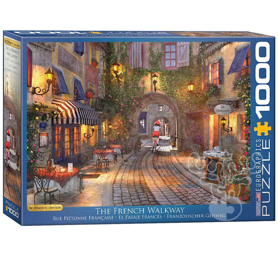 Eurographics Artist Label Davison: The French Walkway Puzzle 1000pcs