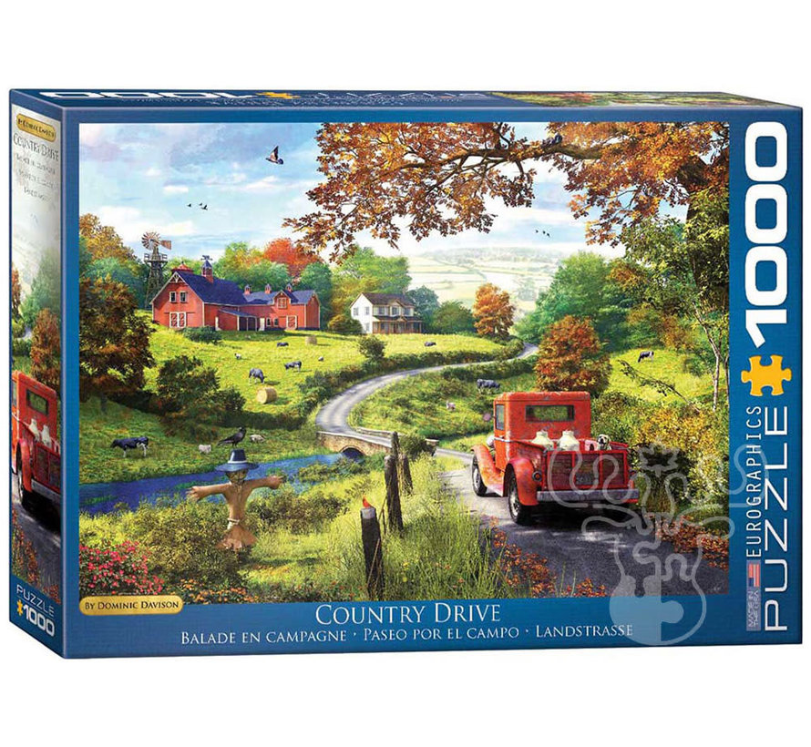 Eurographics Country Drive Puzzle 1000pcs Puzzles Canada