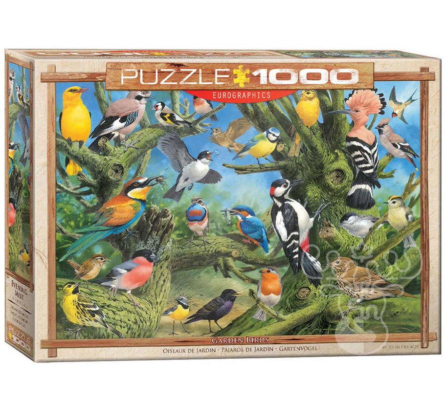 Eurographics Great Outdoors: Garden Birds Puzzle 1000pcs