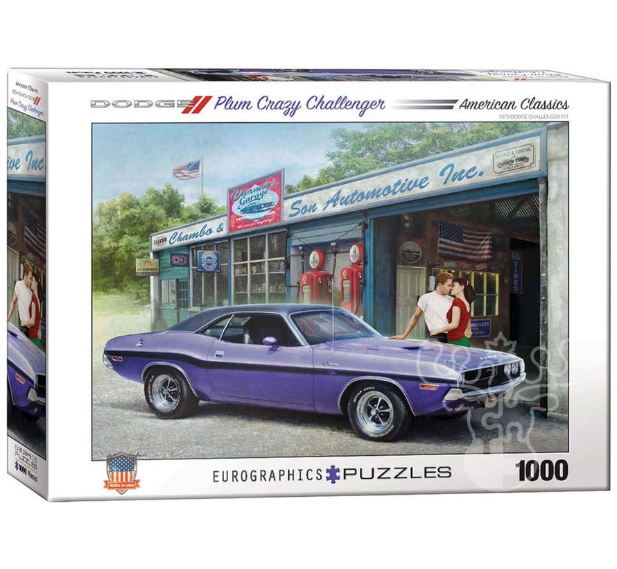 Eurographics Dodge Plum Crazy Challenger Puzzle 1000pcs