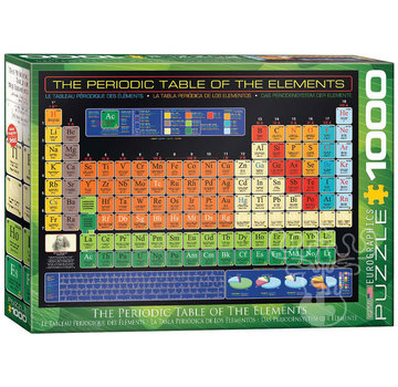Eurographics Eurographics Education: The Periodic Table of the Elements Puzzle 1000pcs