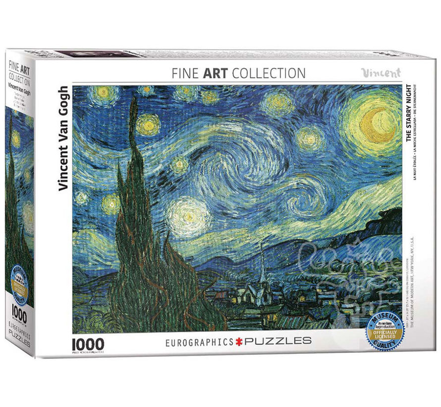 Eurographics van Gogh: Starry Night (Nuit Etoilee) Puzzle 1000pcs
