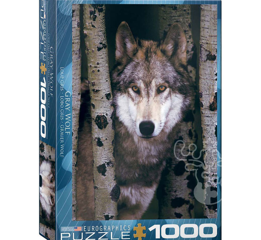 Eurographics Photography Animal: Gray Wolf Puzzle 1000pcs