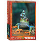 FINAL SALE Eurographics Red-Eyed Tree Frogs Puzzle 1000pcs
