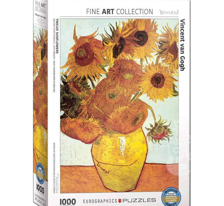 Eurographics van Gogh: Twelve Sunflowers Puzzle 1000pcs