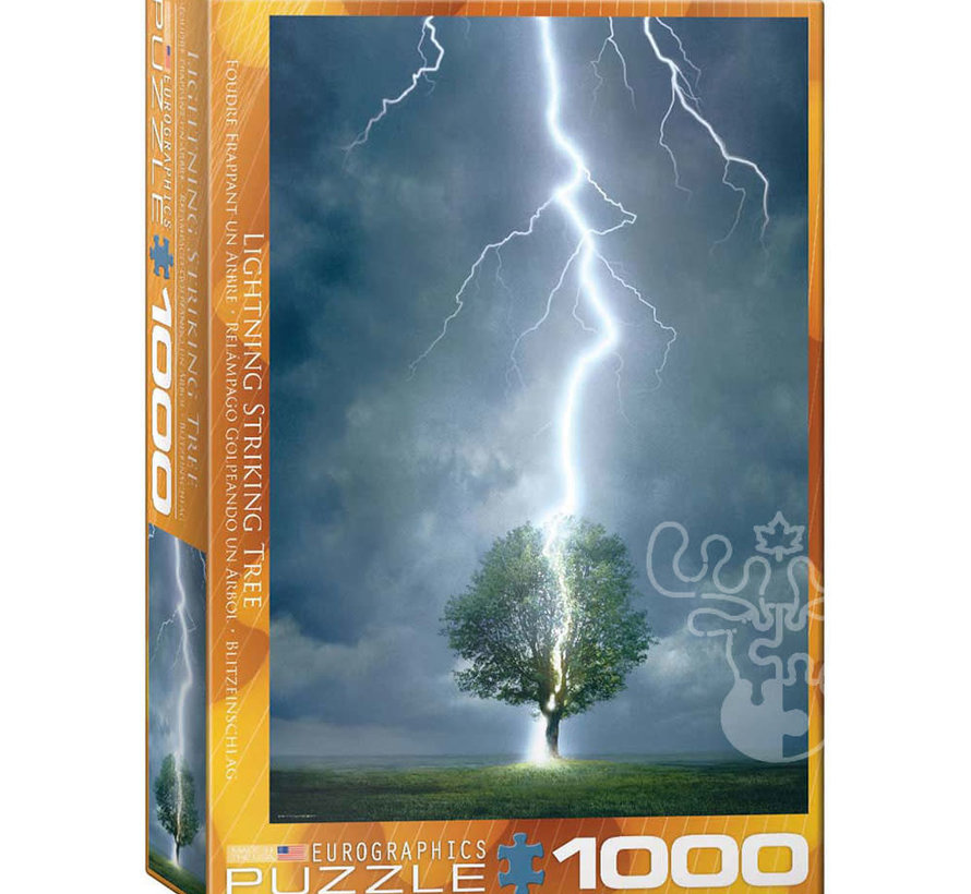 Eurographics Photography Scenic: Lightning Striking Tree Puzzle 1000pcs