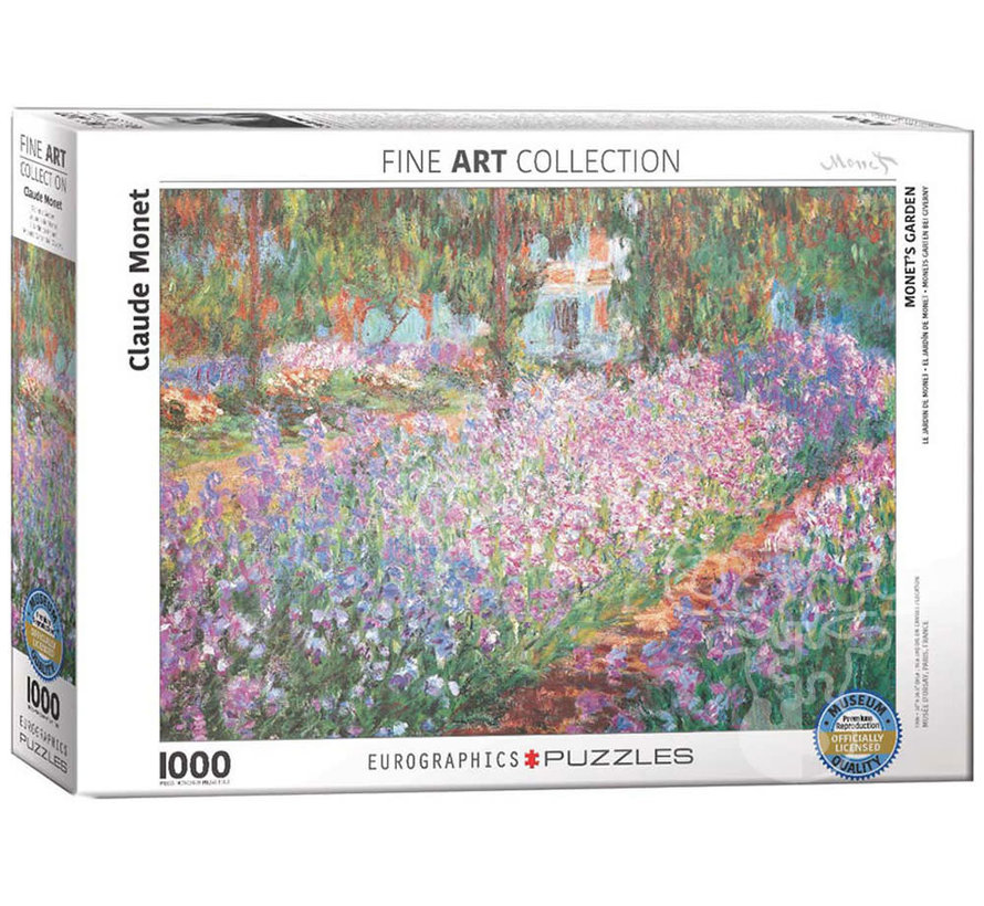 Eurographics Fine Art Monet: Monet’s Garden Puzzle 1000pcs