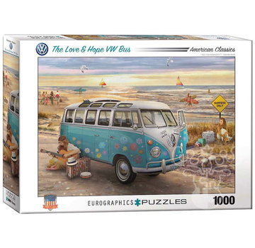 Eurographics Eurographics Automotive: VW The Love & Hope VW Bus Puzzle 1000pcs