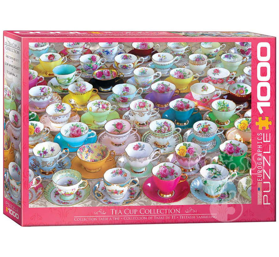 Eurographics Collection: Teacup Collection Puzzle 1000pcs