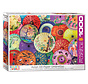 Eurographics Colors of the World: Asian Oil-Paper Umbrellas Puzzle 1000pcs
