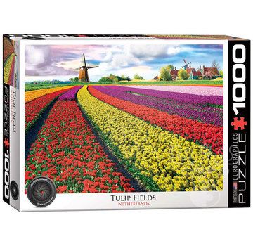 Eurographics Eurographics HDR Photography: Tulip Fields, Netherlands Puzzle 1000pcs
