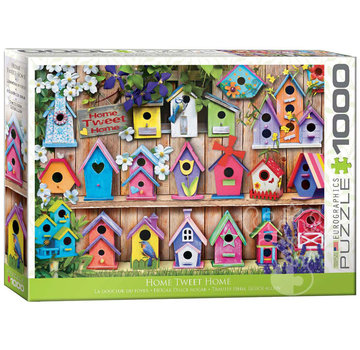 Eurographics Eurographics Home Tweet Home Bird Houses Puzzle 1000pcs