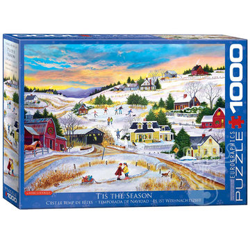 Eurographics Eurographics Artist Label Bourque: T’is the Season Puzzle 1000pcs