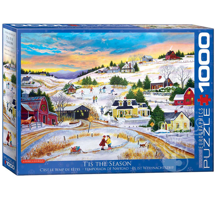 Eurographics Artist Label Bourque: T’is the Season Puzzle 1000pcs