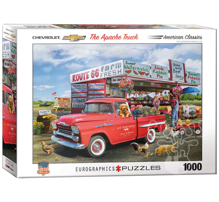 Eurographics Automotive: Chevrolet The Apache Truck Puzzle 1000pcs
