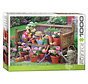 Eurographics Garden: Garden Bench Puzzle 1000pcs