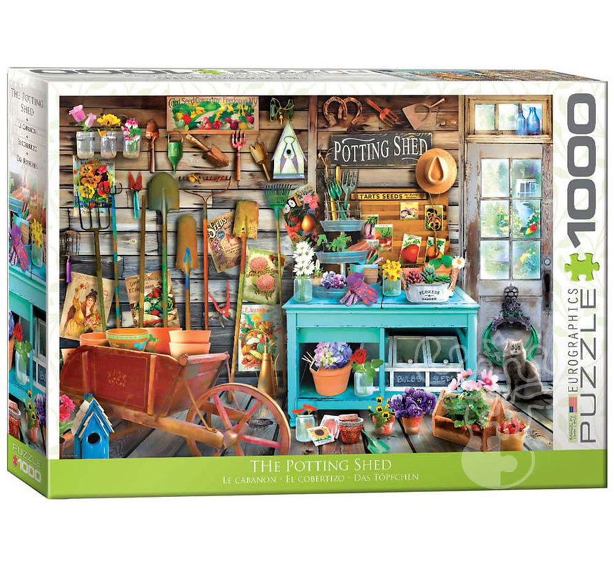 Eurographics Garden: The Potting Shed Puzzle 1000pcs