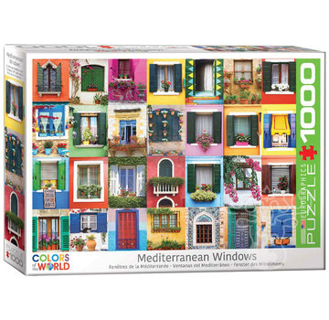 Eurographics Eurographics Colors of the World: Mediterranean Windows Puzzle 1000pcs