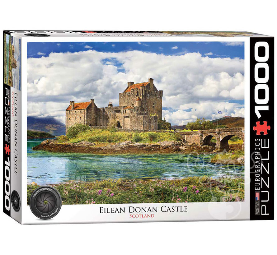 Eurographics Photography HDR: Eilean Donan Castle, Scotland Puzzle 1000pcs