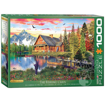 Eurographics Eurographics Artist Label Davison: The Fishing Cabin Puzzle 1000pcs