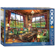 Eurographics Eurographics Artist Label Davison: Cozy Cabin Puzzle 1000pcs