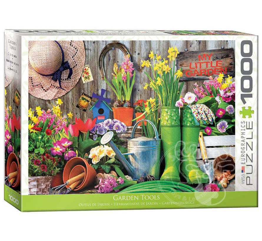 Eurographics Garden: Garden Tools Puzzle 1000pcs