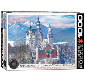 Eurographics Eurographics HDR Photography: Neuschwanstein Castle in Winter Puzzle 1000pcs