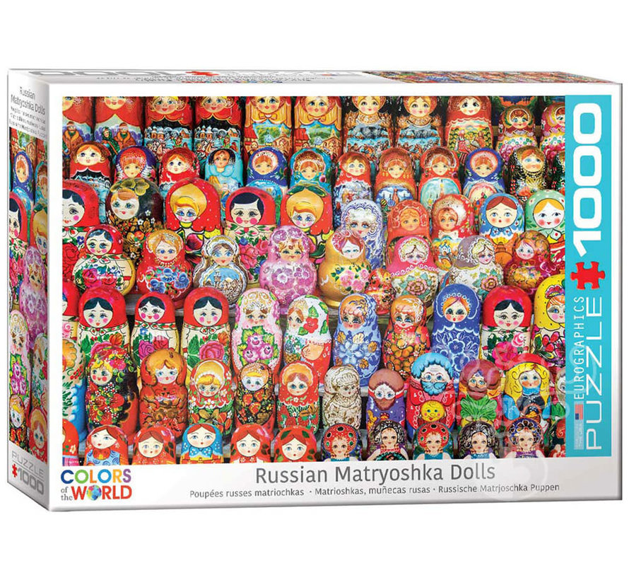 Eurographics Colors of the World: Russian Matryoshka Dolls Puzzle 1000pcs