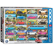 Eurographics Eurographics Automotive: VW Gone Places Puzzle 1000pcs