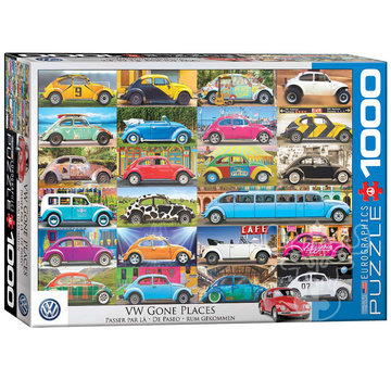 Eurographics Eurographics Automotive: VW Gone Places Puzzle 1000pcs