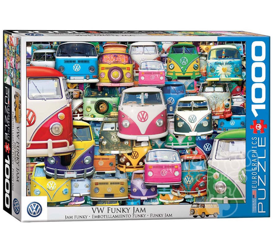 Eurographics Automotive: VW Funky Jam Puzzle 1000pcs