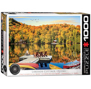 Eurographics Eurographics HDR Photography: Lakeside Cottage, Quebec Puzzle 1000pcs