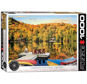 Eurographics Eurographics Photography HDR: Lakeside Cottage, Quebec Puzzle 1000pcs