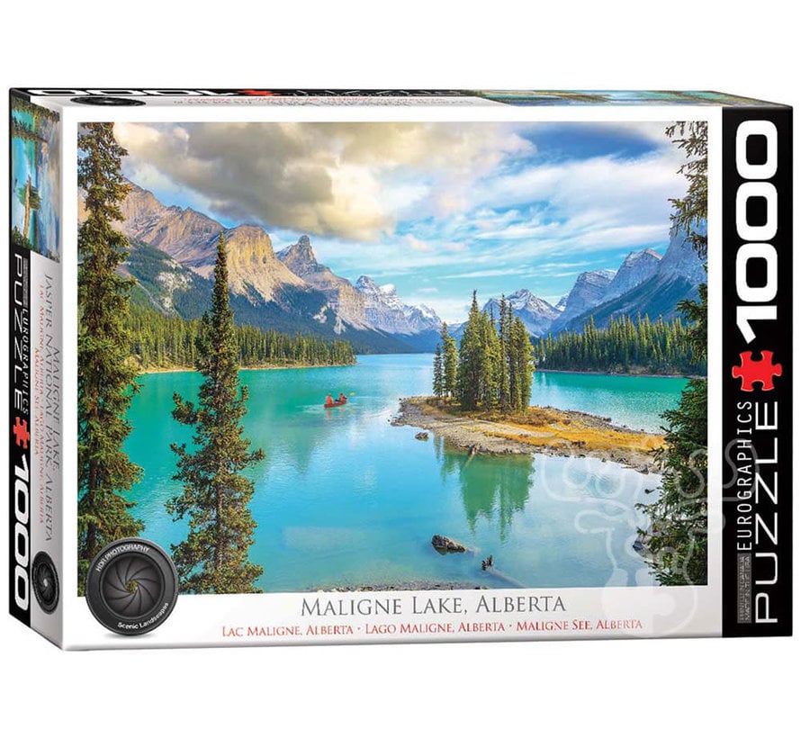 Eurographics Photography HDR: Maligne Lake, Alberta Puzzle 1000pcs