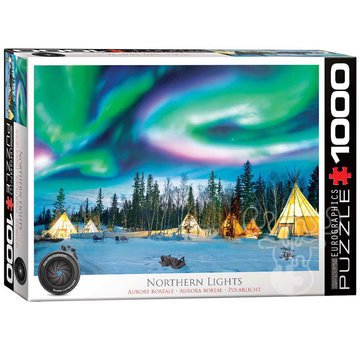 Eurographics Eurographics HDR Photography: Northern Lights, Yellowknife Puzzle 1000pcs