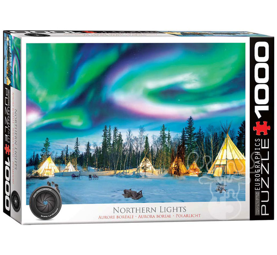 Eurographics HDR Photography: Northern Lights, Yellowknife Puzzle 1000pcs