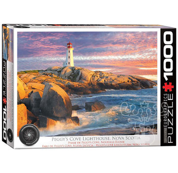 Eurographics Eurographics Photography HDR: Peggy’s Cove Lighthouse, Nova Scotia Puzzle 1000pcs