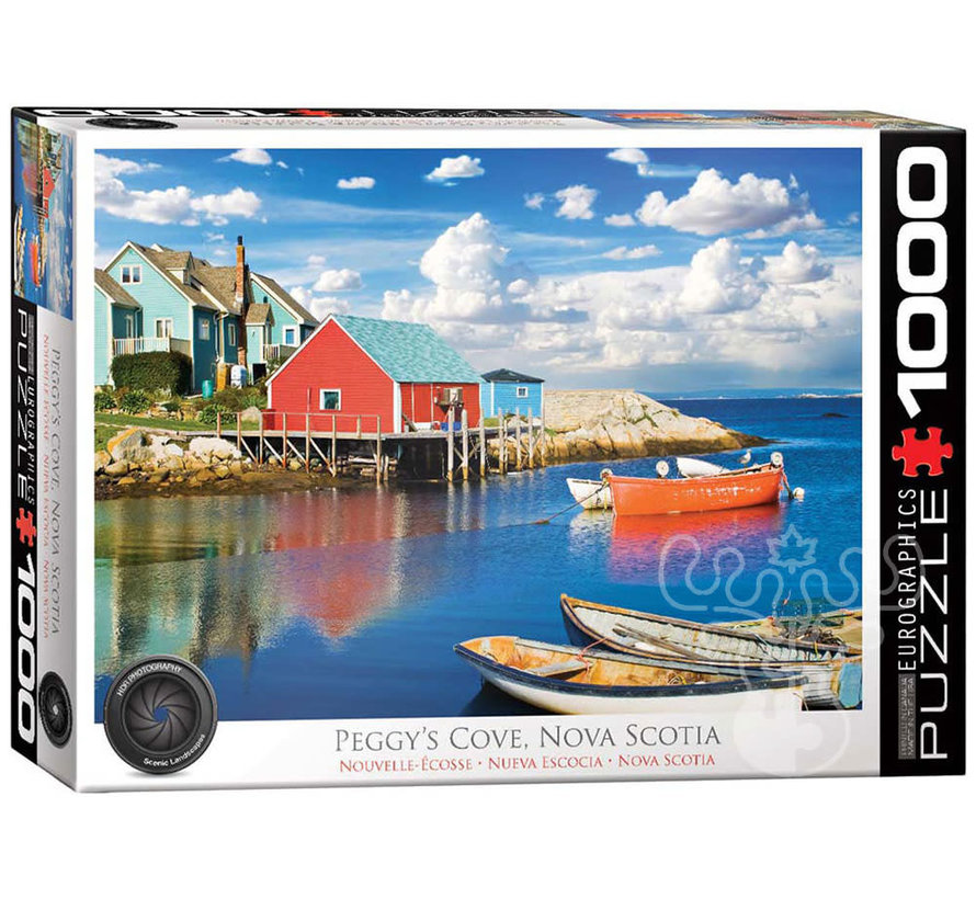 Eurographics Photography HDR: Peggy’s Cove, Nova Scotia Puzzle 1000pcs