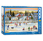 Eurographics Bourque: Evening Skating Puzzle 1000pcs