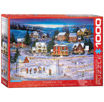 Eurographics Eurographics Artist Label Bourque: Stars on the Ice Puzzle 1000pcs
