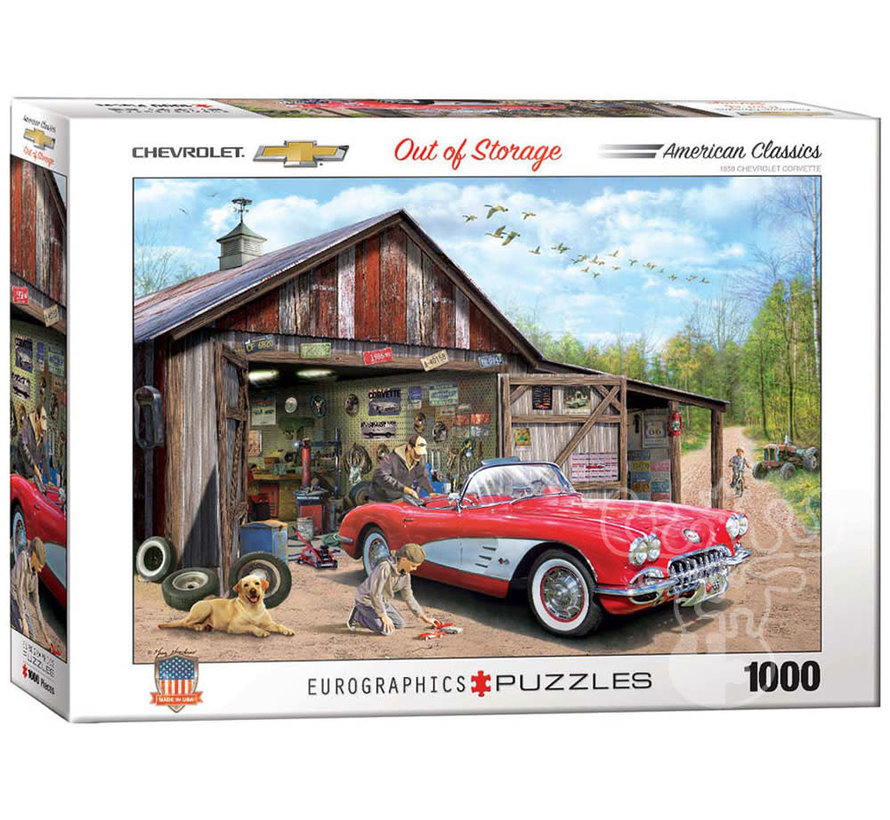 Eurographics Automotive: Chevrolet Out of Storage Puzzle 1000pcs