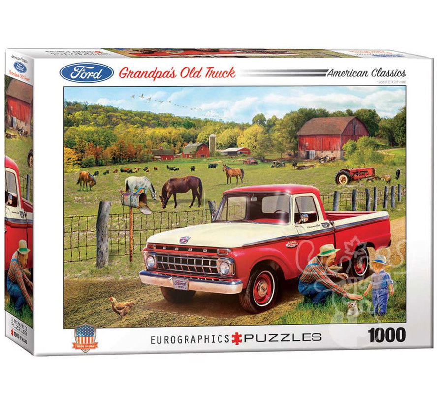 Eurographics Automotive: Ford Grandpa’s Old Truck Puzzle 1000pcs