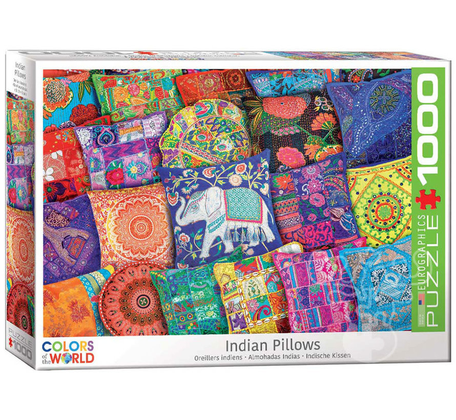 Eurographics Colors of the World: Indian Pillows 1000pcs