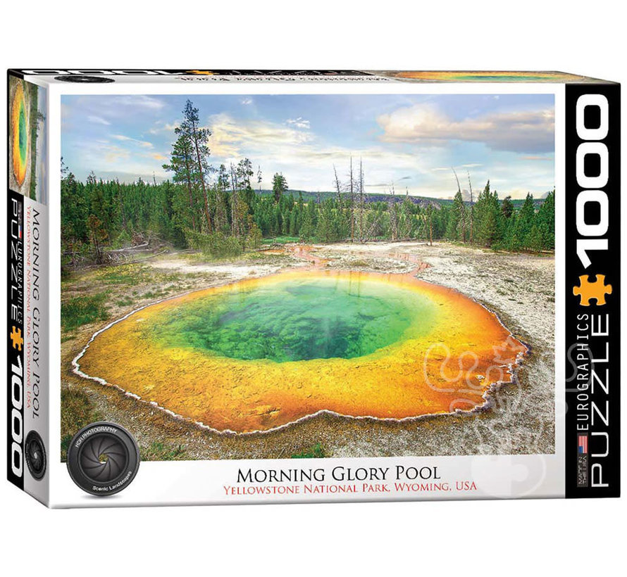 Eurographics HDR Photography: Morning Glory Pool Puzzle 1000pcs RETIRED