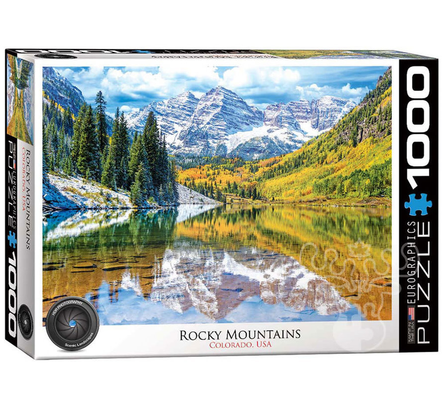Eurographics Photography HDR: Rocky Mountains  Colorado, USA Puzzle 1000pcs
