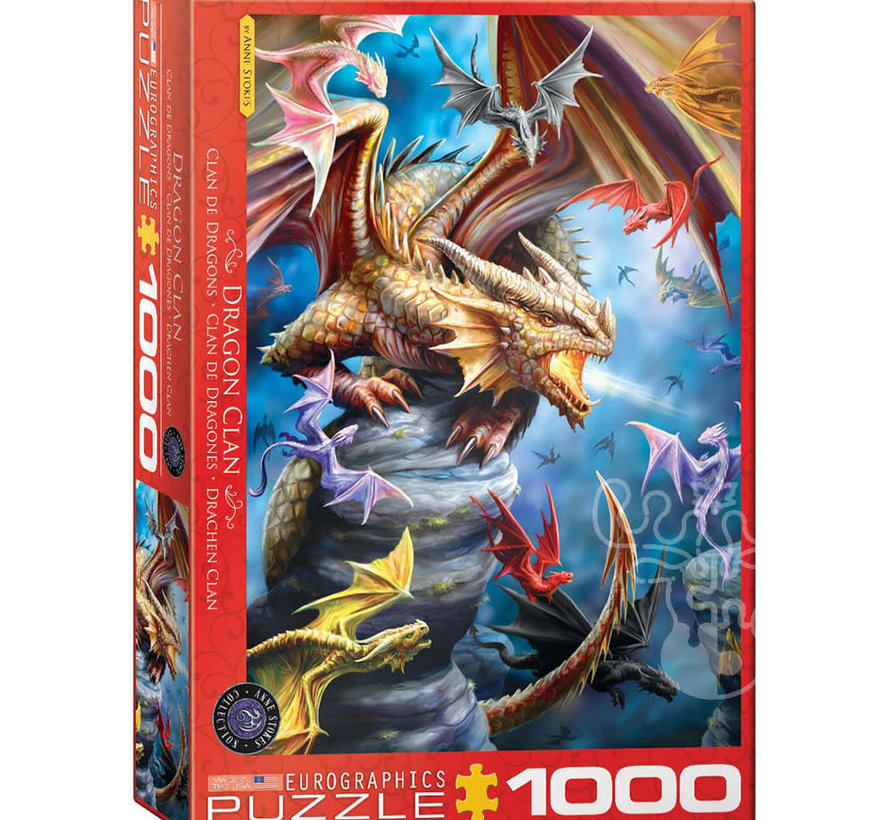 Eurographics Stokes: Dragon Clan Puzzle 1000pcs