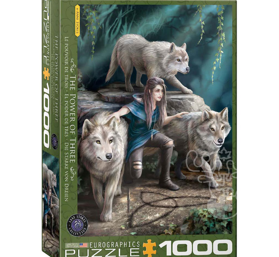 Eurographics Artist Label Stokes: The Power of Three Puzzle 1000pcs