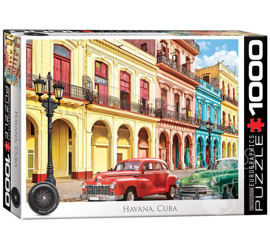 Eurographics Photography HDR: Havana, Cuba Puzzle 1000pcs