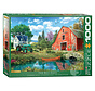 Eurographics Artist Label Davison: The Red Barn Puzzle 1000pcs